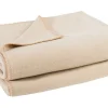 Soft-Fleece Decke 160 x 200 cm creme