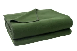 Soft-Fleece Decke 160 x 200 cm dunkel jade