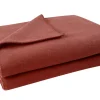 Soft-Fleece Decke 160 x 200 cm kupfer