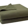 Soft-Fleece Decke 160 x 200 cm olive