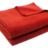 Soft-Fleece Decke 160 x 200 cm rostrot