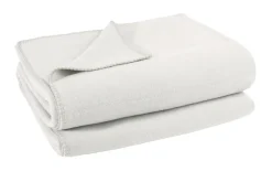 Soft-Fleece Decke 160 x 200 cm weiss