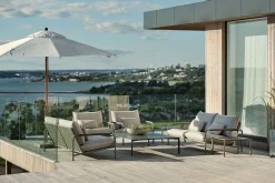 Sonnenschirm Paliano taupe D 350 cm
