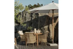 Sonnenschirm Paliano taupe D 300 cm