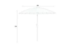 Sonnenschirm Sunbrella 250x250 grün