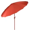 Sonnenschirm Sunbrella 250x250 rot