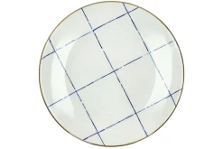 Speiseteller Anafi weiß blau D 27 cm
