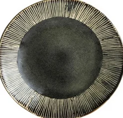 Speiseteller Dutch Rose grün D 21,7cm