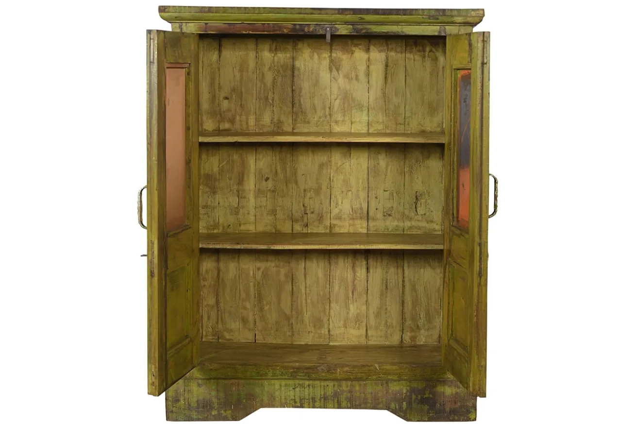 Spiegelschrank Vintage grün