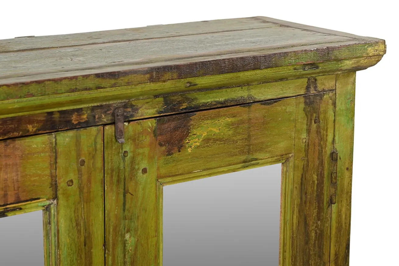 Spiegelschrank Vintage grün