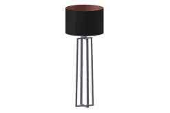 Stehlampe Atri schwarz gold H 185 cm