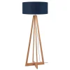 Stehlampe Everest Bambus natur blau H158