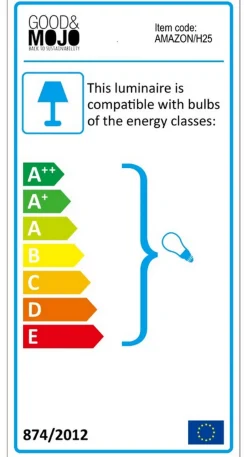 Stehlampe Everest Bambus natur grün H 158 cm