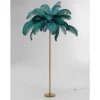 Stehlampe Feather Palm grün