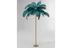 Stehlampe Feather Palm grün