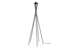 Stehlampe Lima schwarz natur H 170