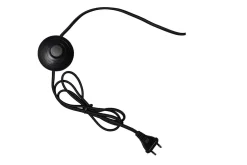 Stehlampe Lima schwarz natur H 170