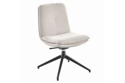 Stuhl Bilbao Stoff natur drehbar