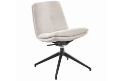 Stuhl Bilbao Stoff natur drehbar