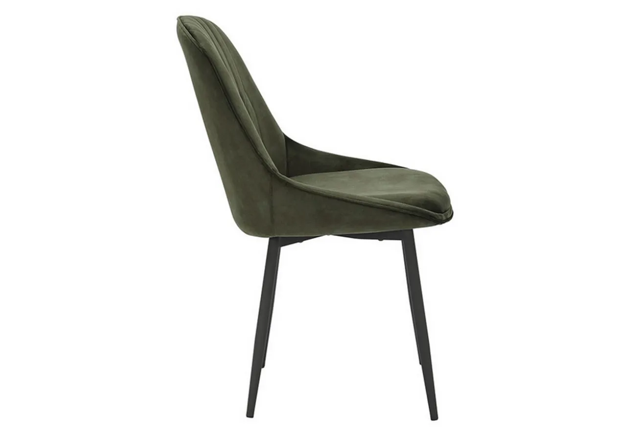 Stuhl JUL Samt Vintage forest