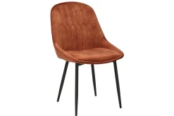 Stuhl JUL Samt Vintage rost