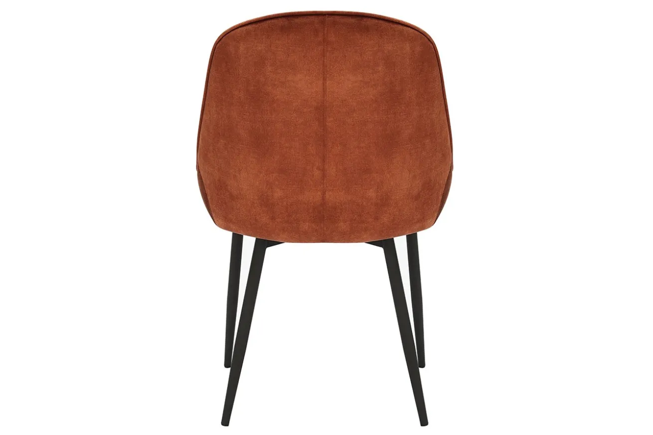 Stuhl JUL Samt Vintage rost