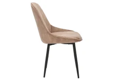 Stuhl JUL Samt Vintage sand