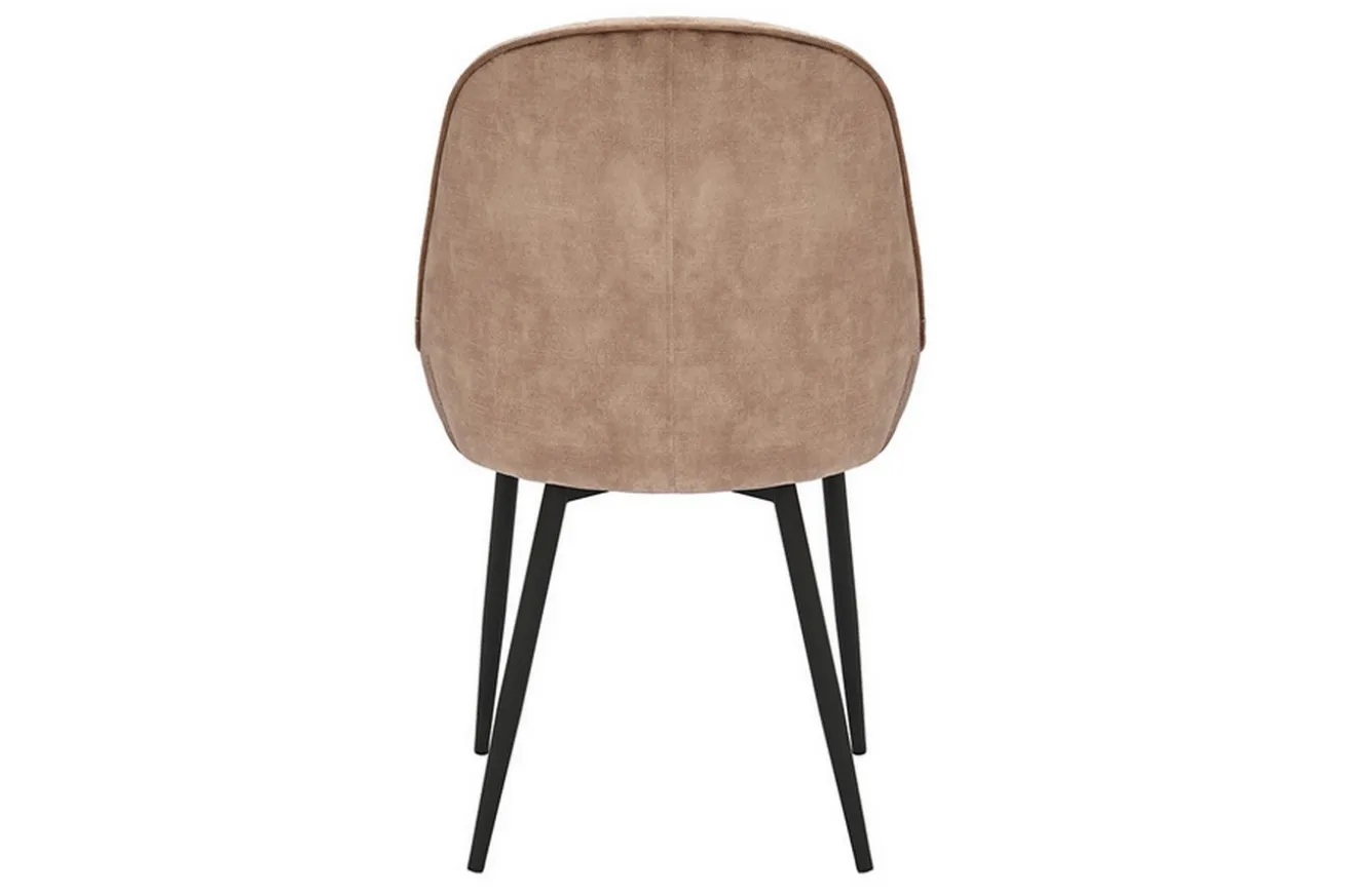 Stuhl JUL Samt Vintage sand