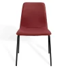 Stuhl Maverick Leder stapelbar rot