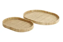 Tablett Fuji Rattan oval klein