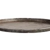 Tablett Metall vintage rund D 51 cm