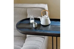 Tablett Notre Monde Graphit länglich M