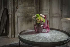 Tablett White Slice rund in braun grau D 92 cm