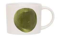Tasse Tazza weiß-grün D 10,5 cm