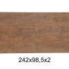 Teakholzplatte Antik 242x98x2