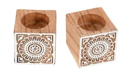 Teelichthalter Vintage natur