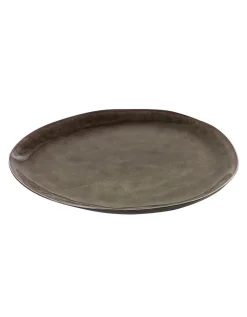 Teller Pure by Pascale Naessens oval gross grau