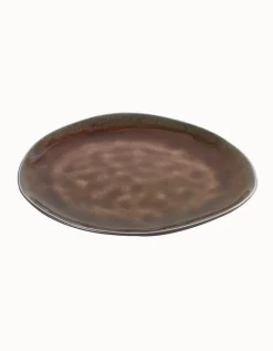 Teller Pure by Pascale Naessens oval medium braun