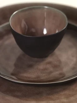 Teller Pure by Pascale Naessens oval medium braun