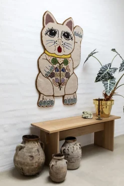 Teppich Lucky Cat creme