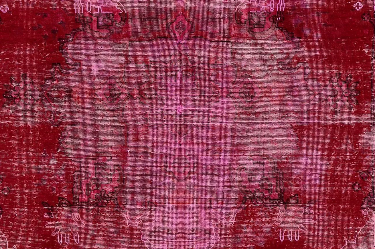 Teppich Unikat Vintage pink 234*143*09 cm