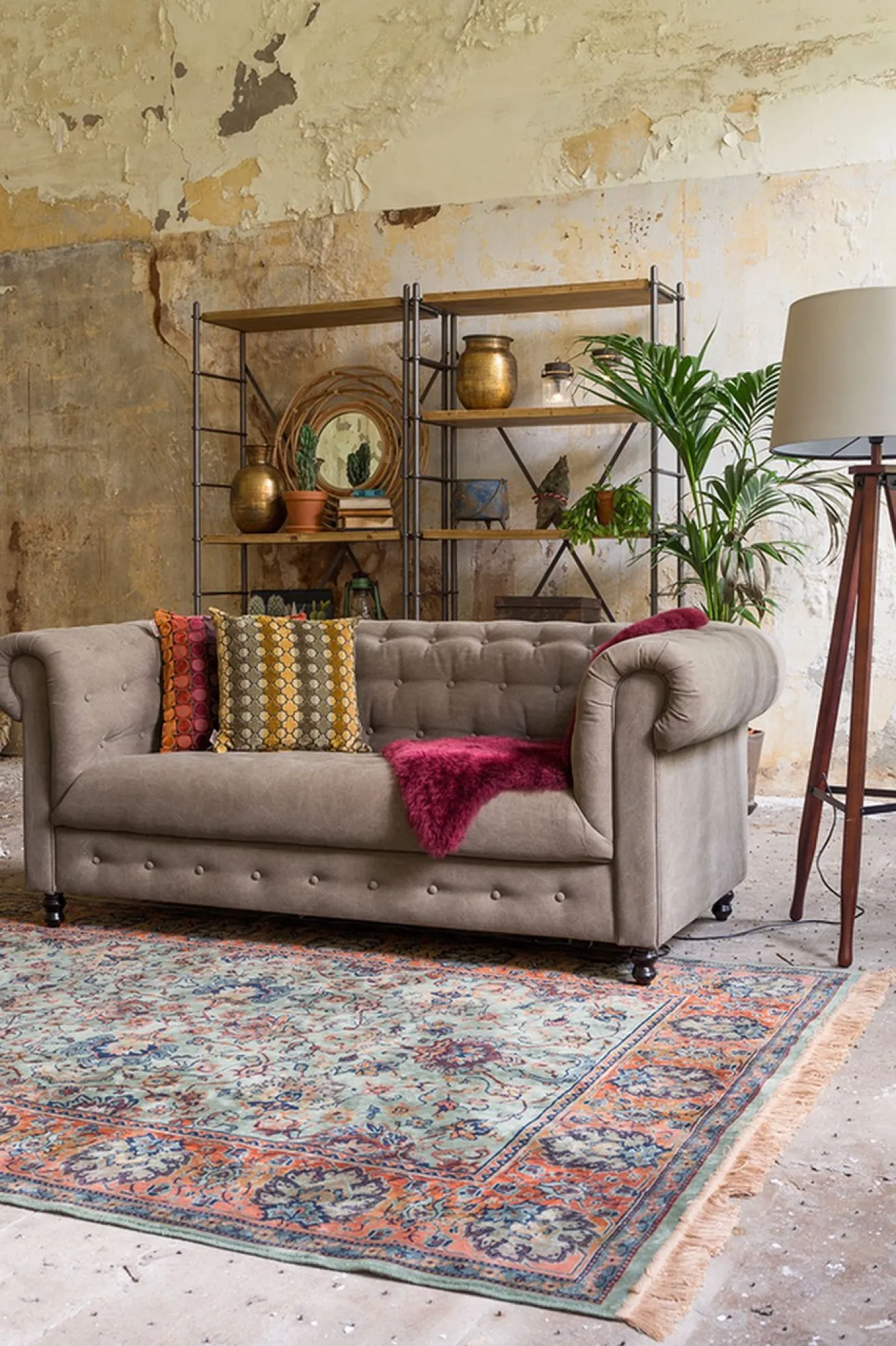 Teppich Vintage orient türkis 170*240 cm