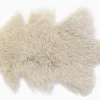 Tibetanisches Lammfell beige B 80 cm