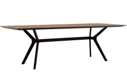 Tisch Metropole Teak Metall B 200 cm