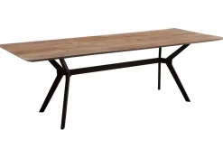 Tisch Metropole Teak Metall B 200 cm