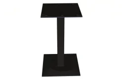 Tischbein Mittelfuß quadratisch Schwarzstahl 45