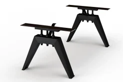 Tischbein Palermo Set Metall schwarz