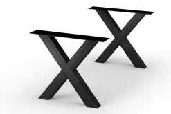 Tischbein Salisbury Set X-Form schwarz