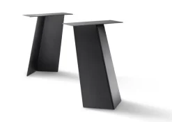 Tischbein Set Ari Stahl schwarz 60