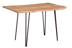 Tischbeine Pin Metall dunkelrot 4er Set